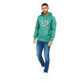 Green - Pack Shot - Duck and Cover Mens Bromley Hoodie