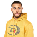 Yellow - Side - Duck and Cover Mens Bromley Hoodie