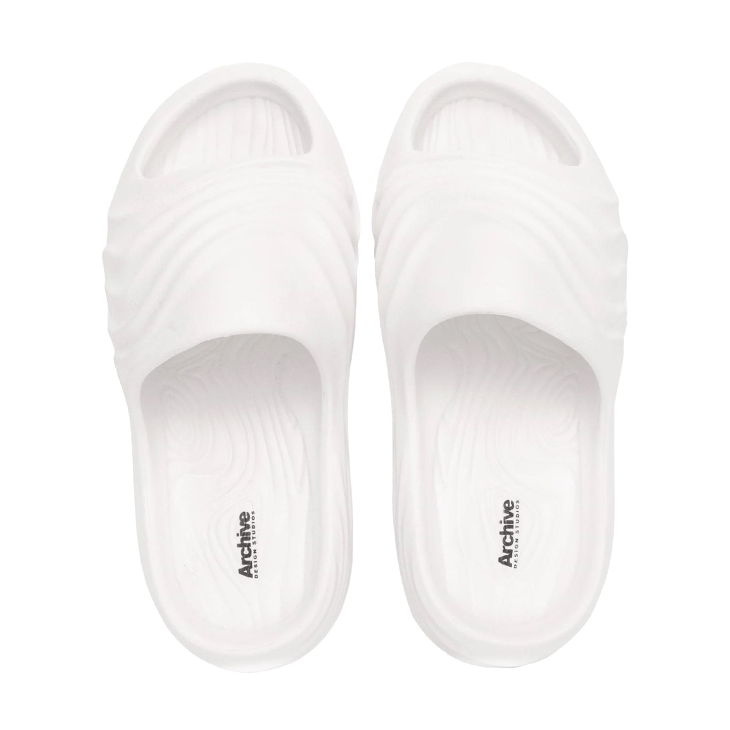 White - Lifestyle - Archive Design Studios Mens Wave Sliders