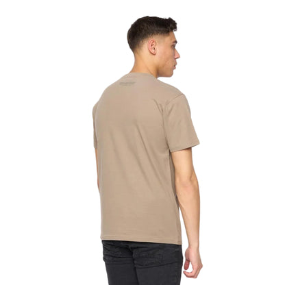 Mocha - Back - Duck and Cover Mens Chatts T-Shirt
