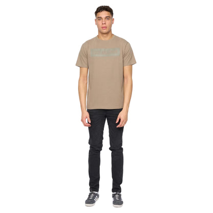 Mocha - Lifestyle - Duck and Cover Mens Chatts T-Shirt