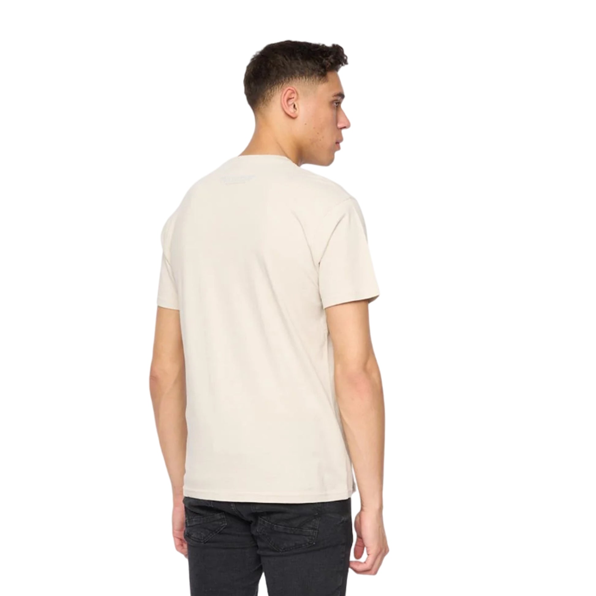 Off White - Back - Duck and Cover Mens Chatts T-Shirt