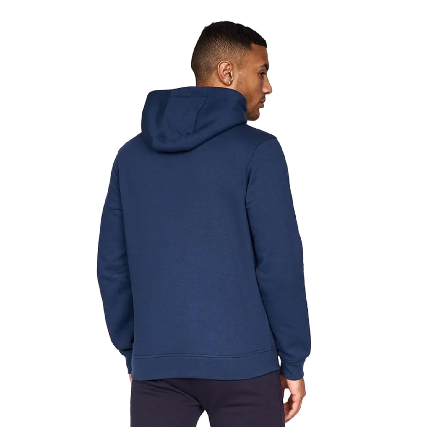 Insignia Blue - Back - Crosshatch Mens Mishford Hoodie
