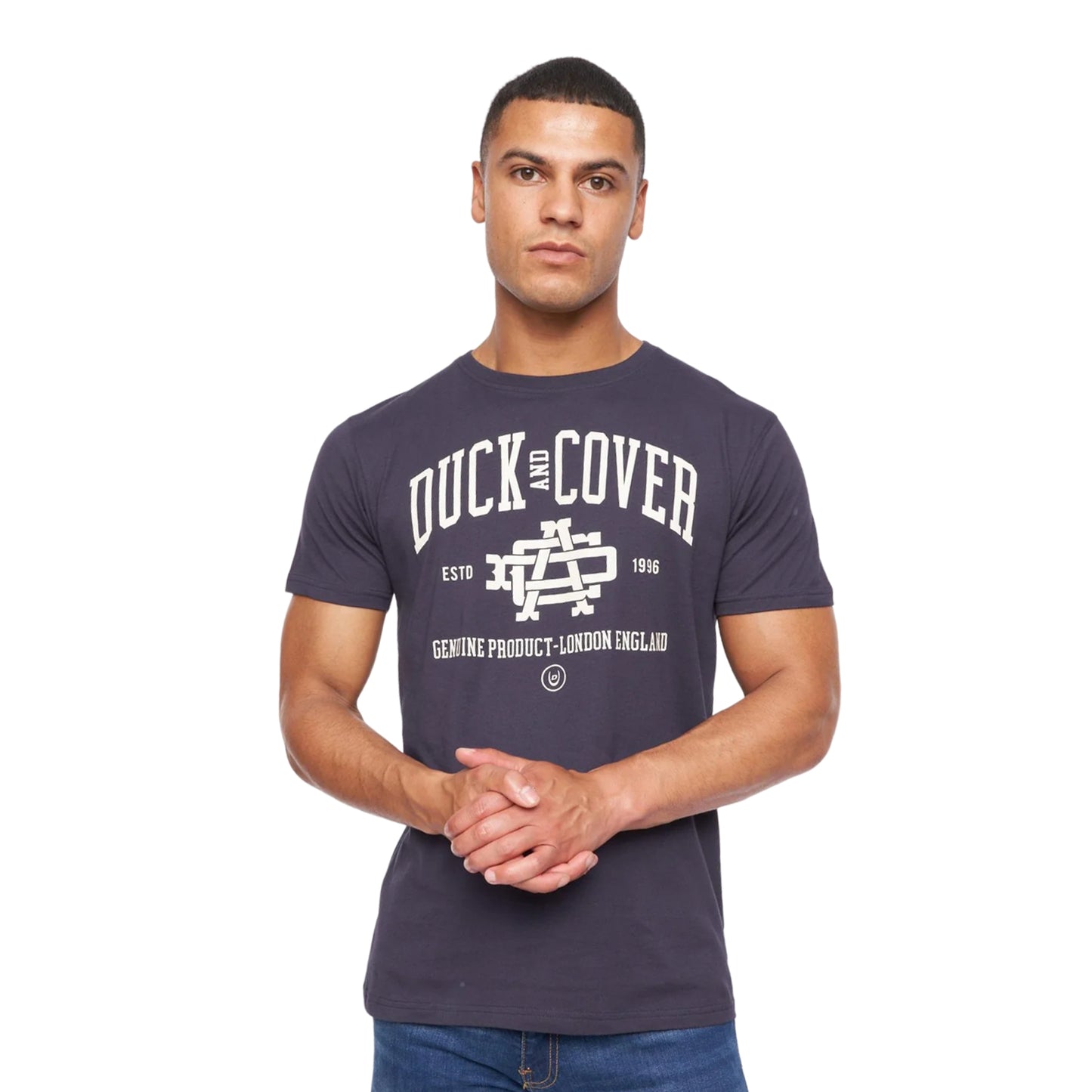 Multicoloured - Back - Duck and Cover Mens Klapstar Assorted Designs T-Shirt (Pack of 5)