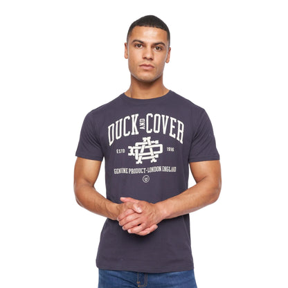 Multicoloured - Back - Duck and Cover Mens Klapstar Assorted Designs T-Shirt (Pack of 5)