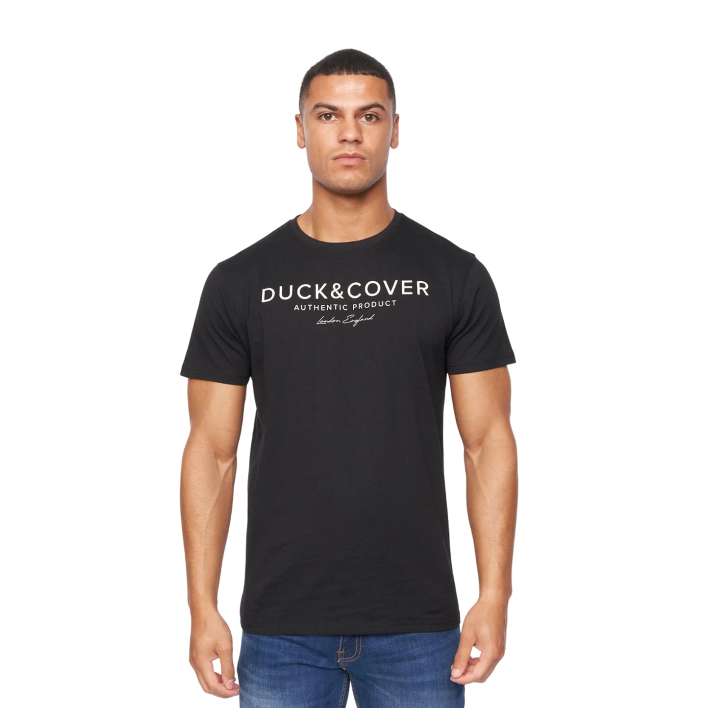 Multicoloured - Pack Shot - Duck and Cover Mens Klapstar Assorted Designs T-Shirt (Pack of 5)
