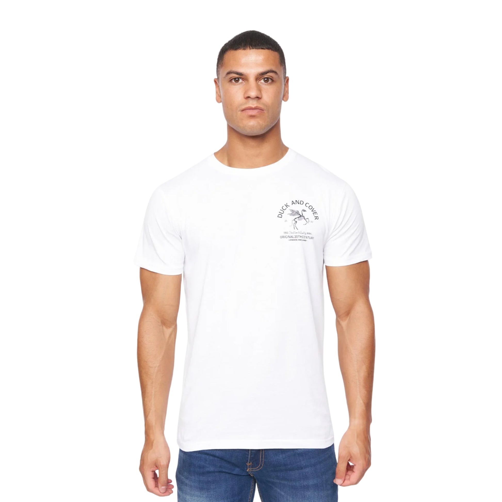 Multicoloured - Close up - Duck and Cover Mens Klapstar Assorted Designs T-Shirt (Pack of 5)