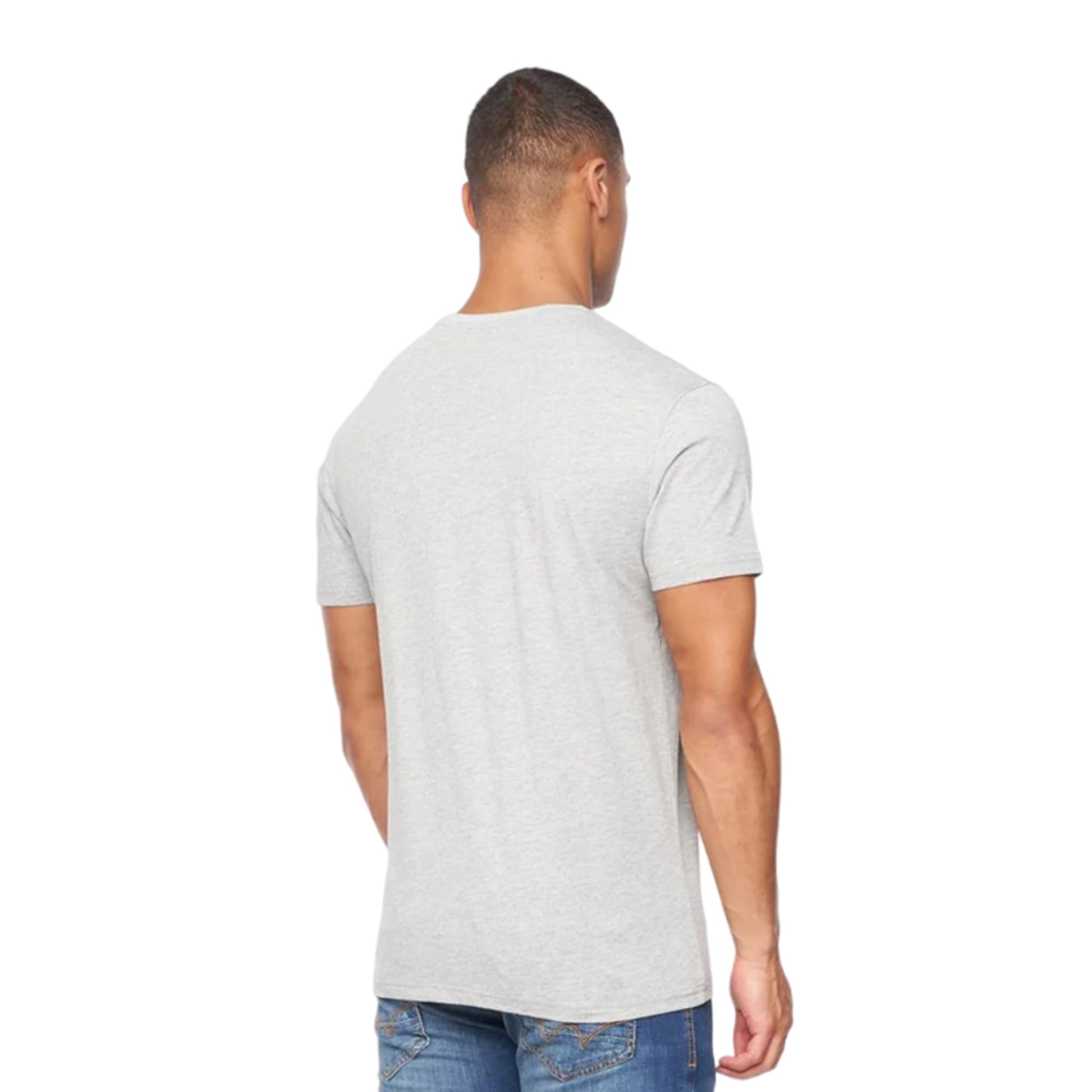 Multicoloured - Back - Duck and Cover Mens Caplaz Plain T-Shirt (Pack of 5)