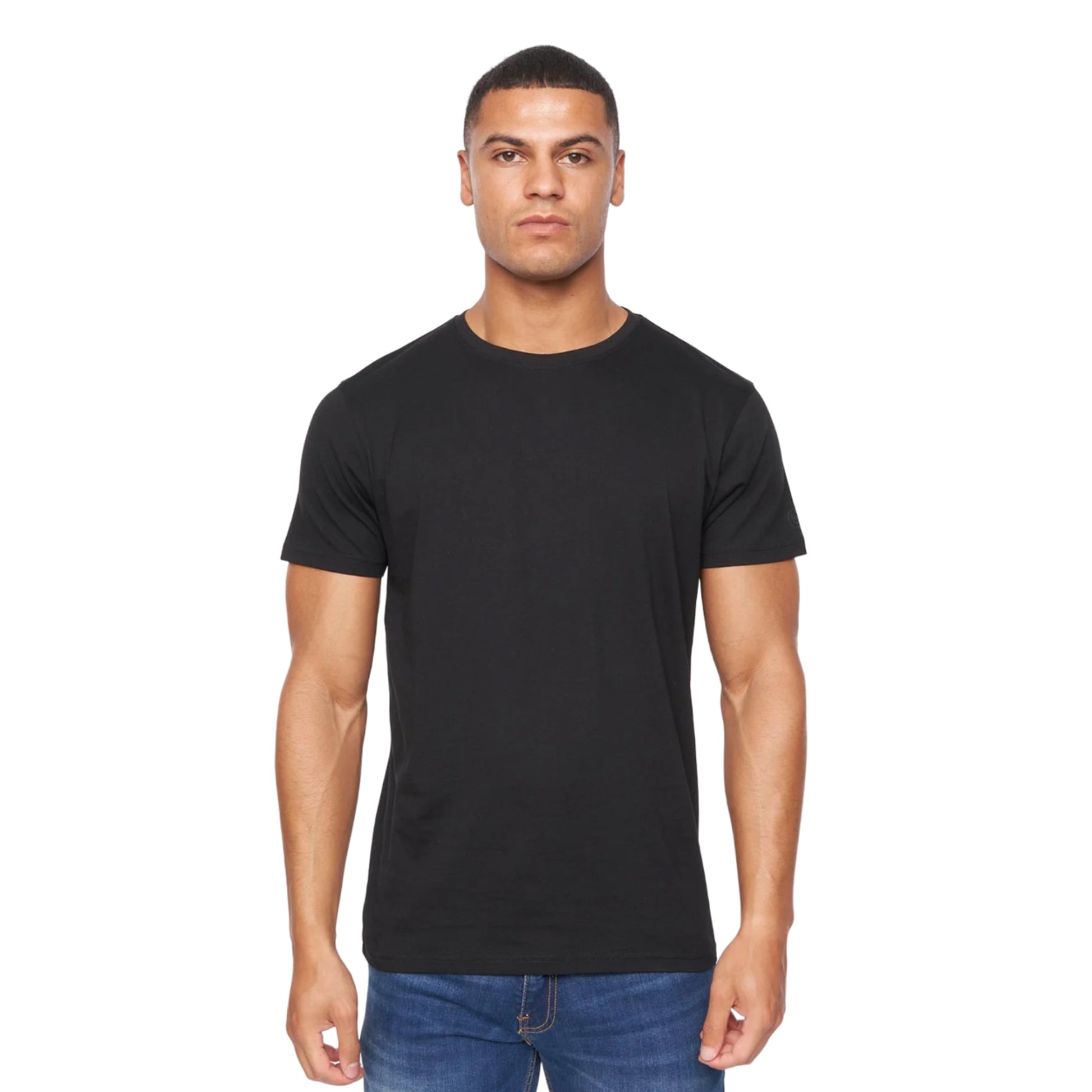 Multicoloured - Lifestyle - Duck and Cover Mens Caplaz Plain T-Shirt (Pack of 5)