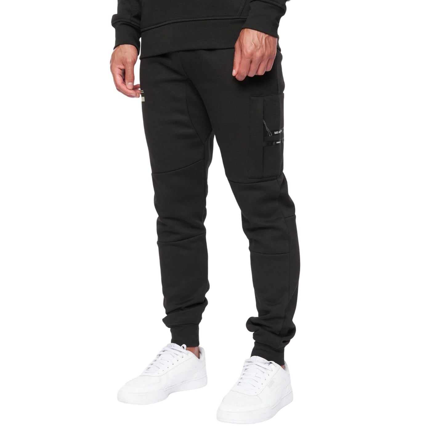 Black - Back - Duck and Cover Mens Heningys Jogging Bottoms