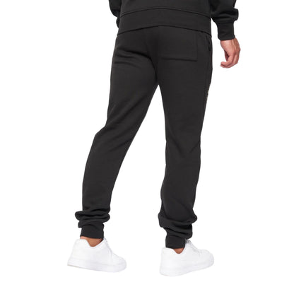 Black - Back - Duck and Cover Mens Jennerkins Jogging Bottoms