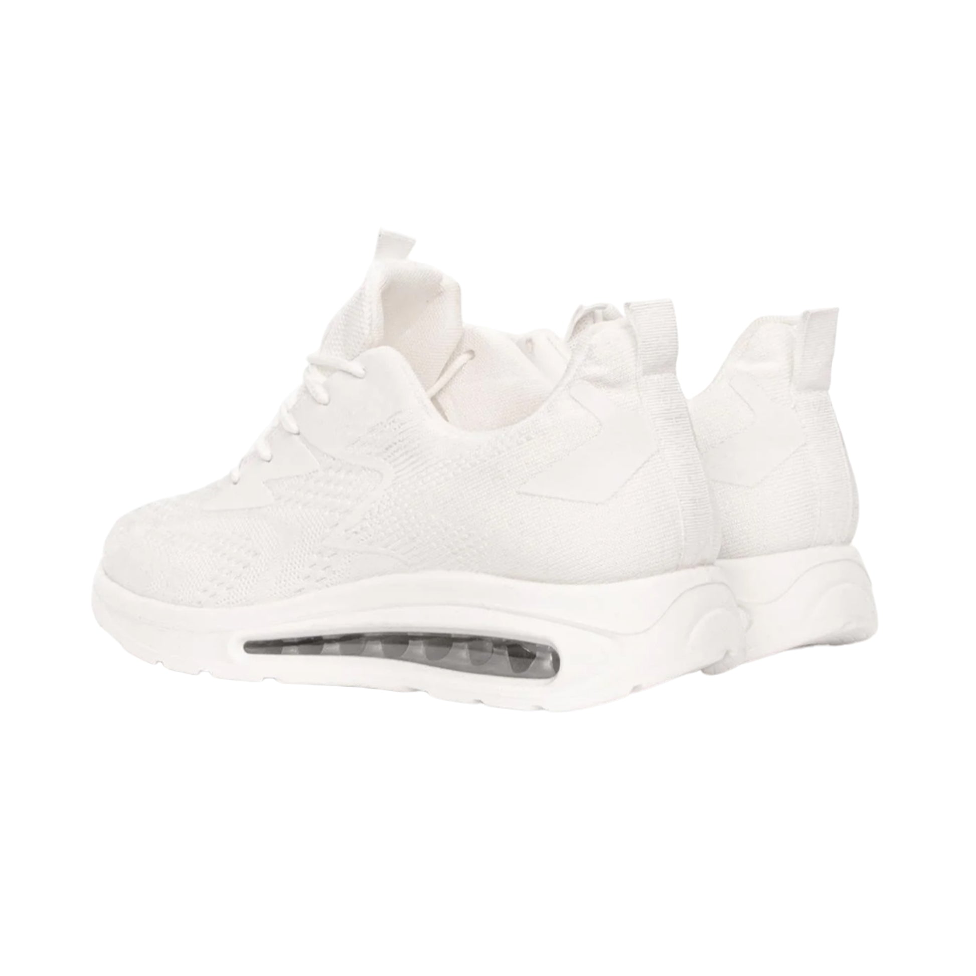 White - Back - Crosshatch Mens Chiltern Trainers