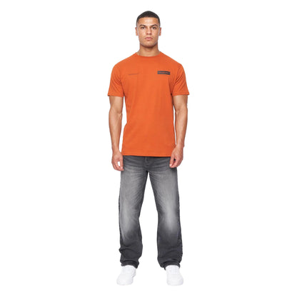 Black - Side - Duck and Cover Mens Rushawn Relaxed Fit Jeans