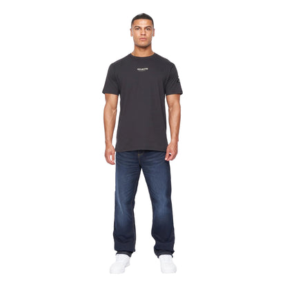 Dark Wash - Side - Duck and Cover Mens Rushawn Relaxed Fit Jeans