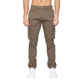 Khaki - Front - Crosshatch Mens Frentons Cargo Trousers