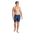 Blue - Back - Kandor Mens Trunken Boxer Shorts (Pack of 3)