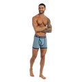 Blue - Lifestyle - Kandor Mens Camobee Bamboo Boxer Shorts (Pack of 5)