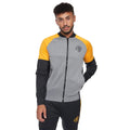 Charcoal Marl - Side - Crosshatch Mens Brayden Tracksuit