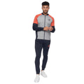 Grey Marl - Front - Crosshatch Mens Brayden Tracksuit