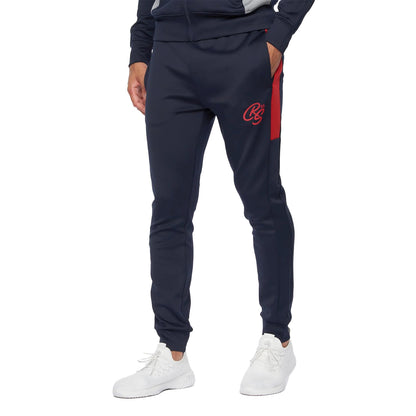 Navy-Red - Lifestyle - Crosshatch Mens Daxton Tracksuit