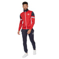 Red - Front - Crosshatch Mens Landan Tracksuit