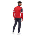 Red - Back - Crosshatch Mens Landan Tracksuit