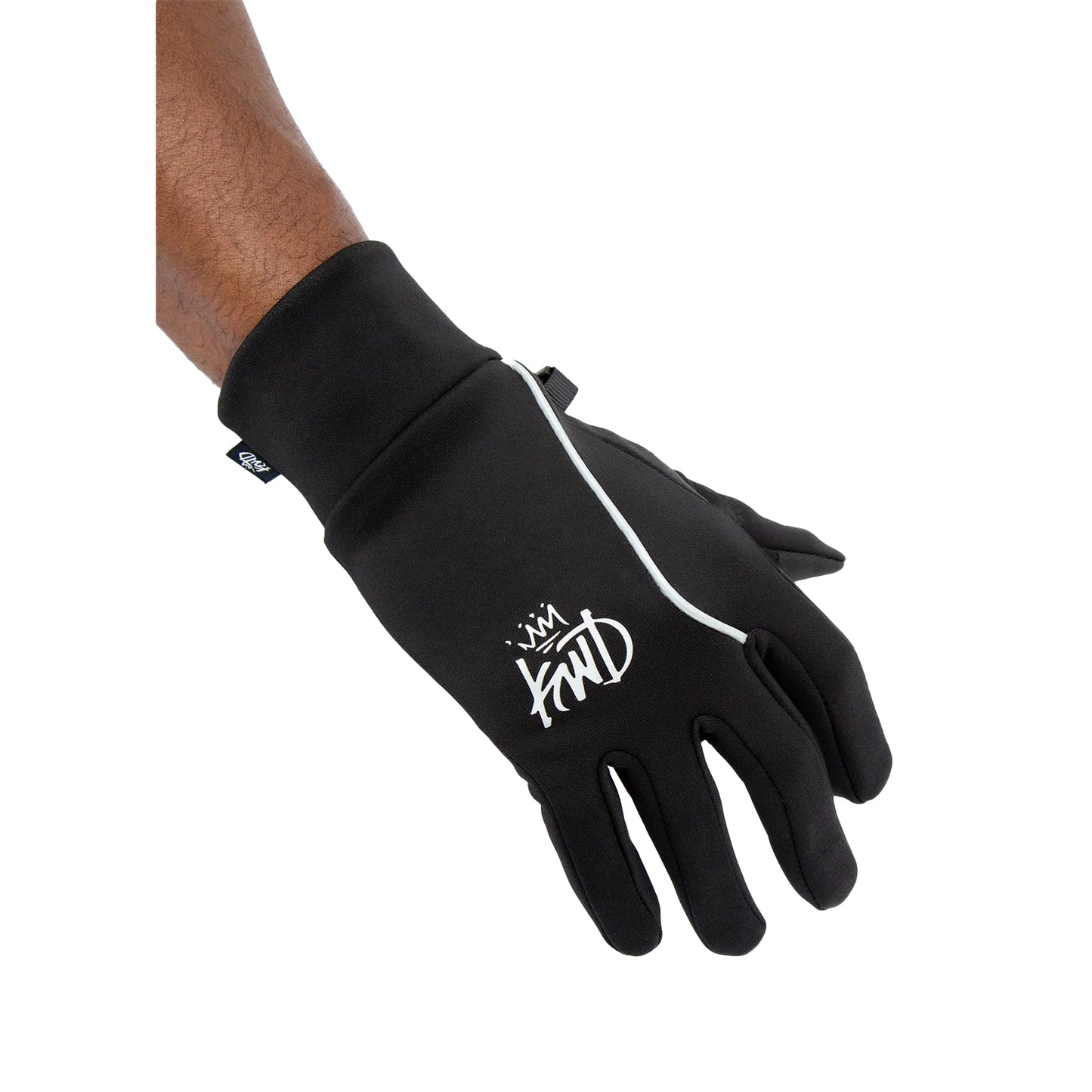 Black - Front - Kings Will Dream Mens Drayford Cuffed Winter Gloves