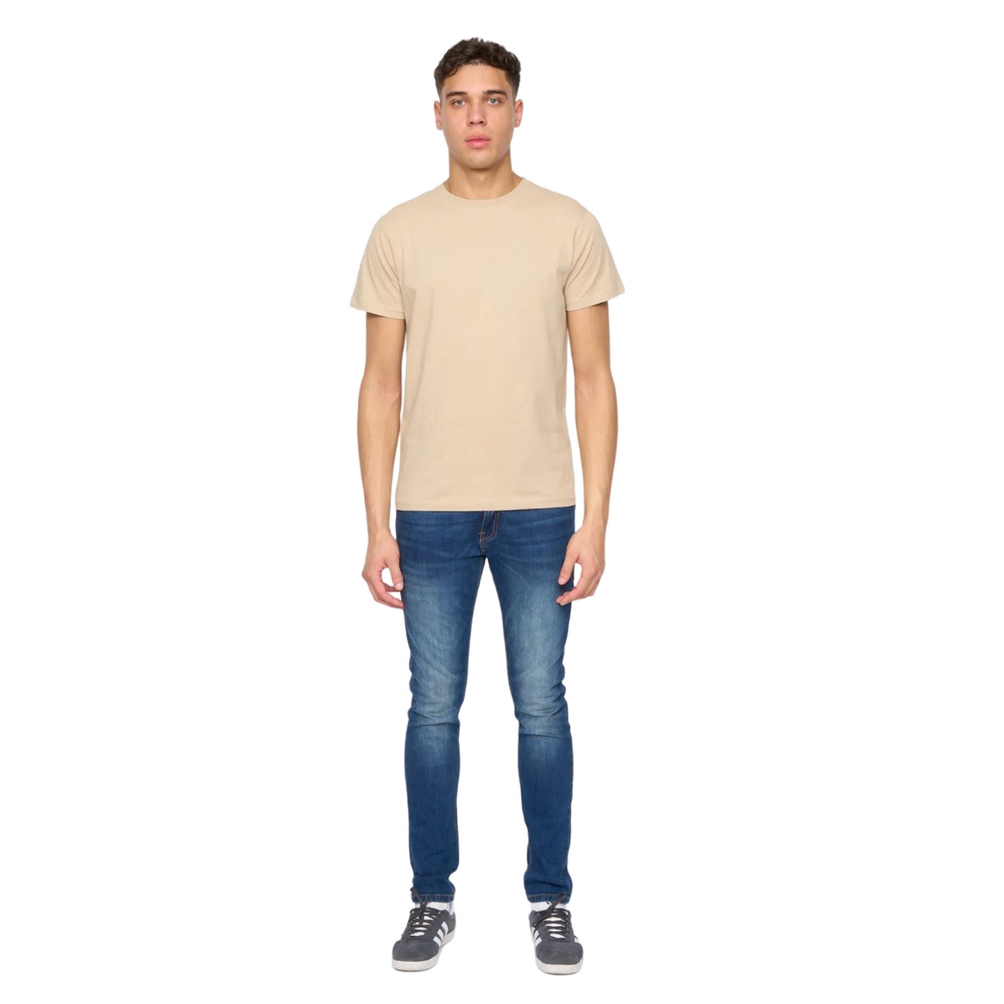 Multicoloured - Side - Duck and Cover Mens Frankinz T-Shirt (Pack of 5)