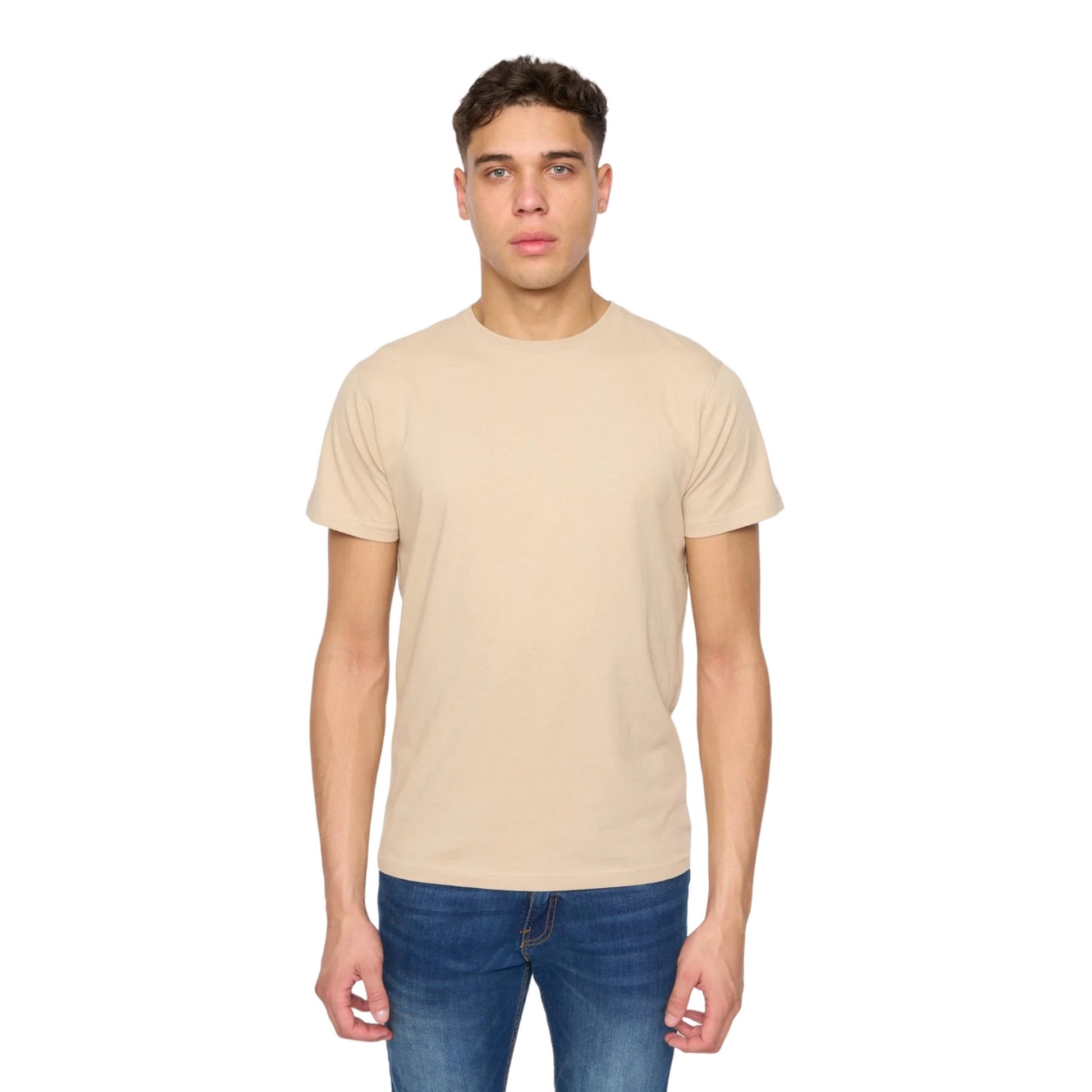 Multicoloured - Close up - Duck and Cover Mens Frankinz T-Shirt (Pack of 5)