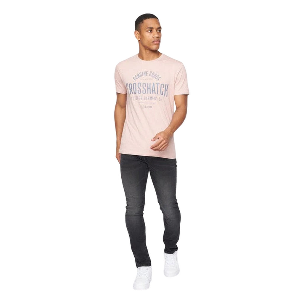 Multicoloured - Pack Shot - Crosshatch Mens Fermal T-Shirt (Pack of 5)