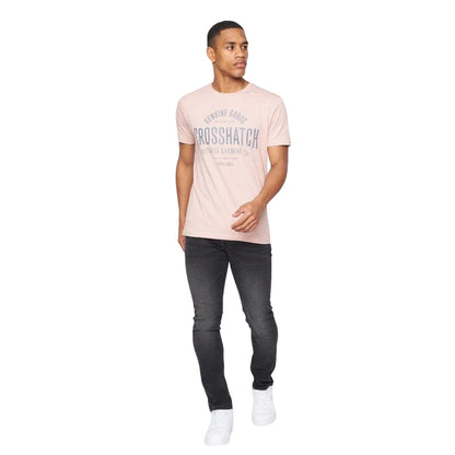 Multicoloured - Pack Shot - Crosshatch Mens Fermal T-Shirt (Pack of 5)