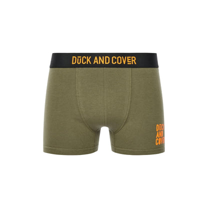 Multicoloured - Pack Shot - Duck and Cover Mens Alizium Boxer Shorts (Pack of 3)