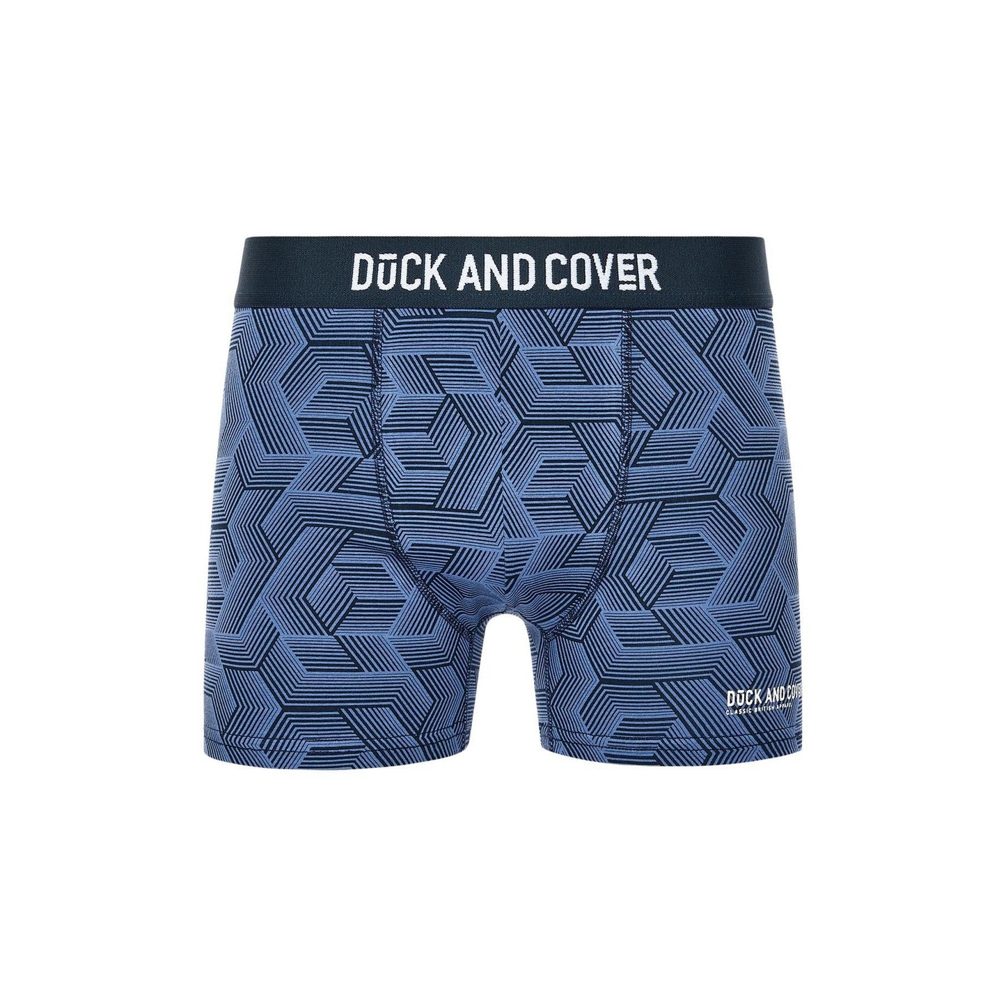Multicoloured - Pack Shot - Duck and Cover Mens Quenelly Boxer Shorts (Pack of 5)
