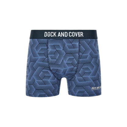 Multicoloured - Pack Shot - Duck and Cover Mens Quenelly Boxer Shorts (Pack of 5)
