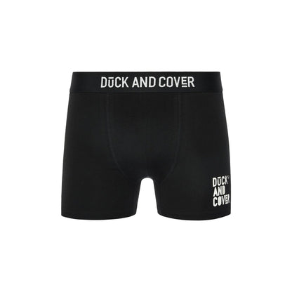 Green-Black-White - Lifestyle - Duck and Cover Mens Alizmo Boxer Shorts (Pack of 3)