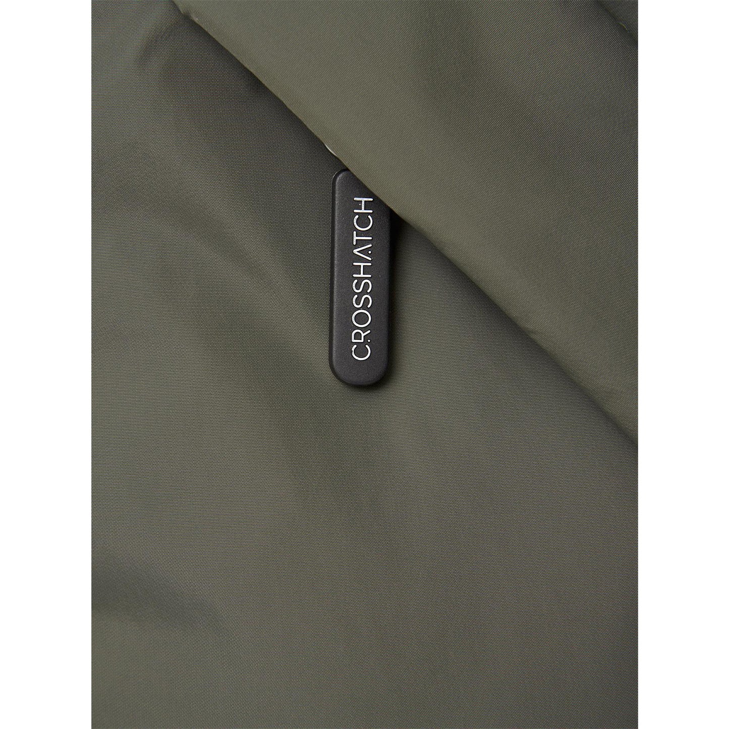 Olive - Lifestyle - Crosshatch Mens Squadage Panelled Jacket