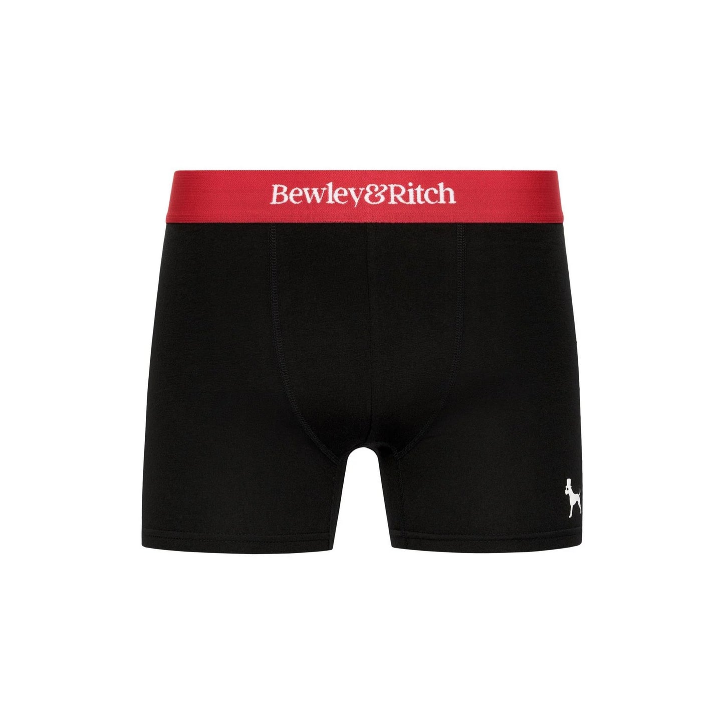 Black-Mixed - Side - Bewley & Ritch Mens Columba Boxer Shorts (Pack of 5)