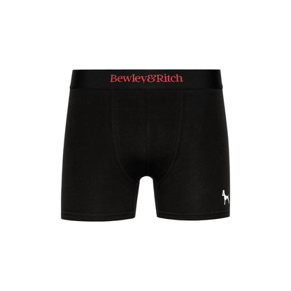 Black-Mixed - Pack Shot - Bewley & Ritch Mens Columba Boxer Shorts (Pack of 5)
