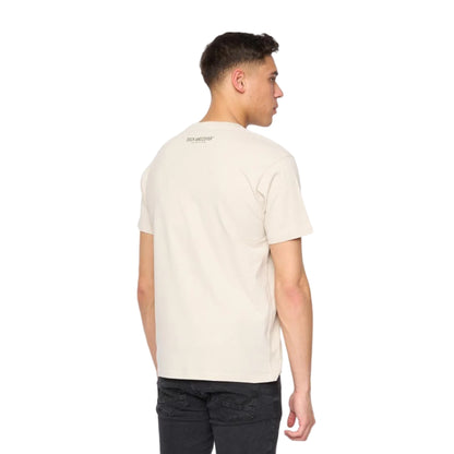 Off White - Back - Duck and Cover Mens Deecee T-Shirt