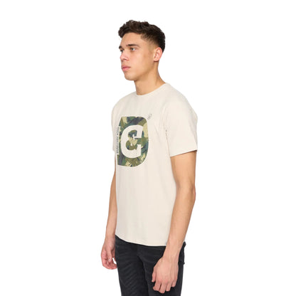 Off White - Side - Duck and Cover Mens Deecee T-Shirt