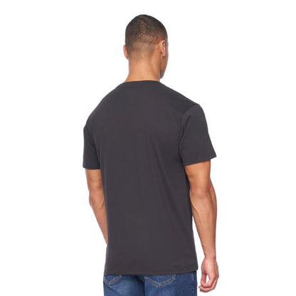 Black - Back - Duck and Cover Mens Jennerkins T-Shirt