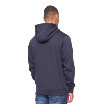 Navy - Back - Duck and Cover Mens Marsak Hoodie