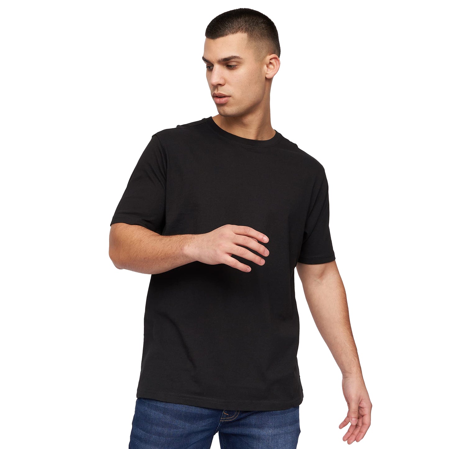Multicoloured-Red - Back - Kandor Mens Dovar T-Shirt (Pack Of 5)