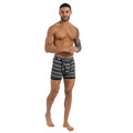 Black - Side - Kandor Mens Lingo Boxer Shorts (Pack of 5)