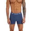Red-Navy-Olive-Black-Blue - Lifestyle - Kandor Mens Quinfly Boxer Shorts (Pack of 5)