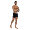 Red-Navy-Olive-Black-Blue - Close up - Kandor Mens Quinfly Boxer Shorts (Pack of 5)