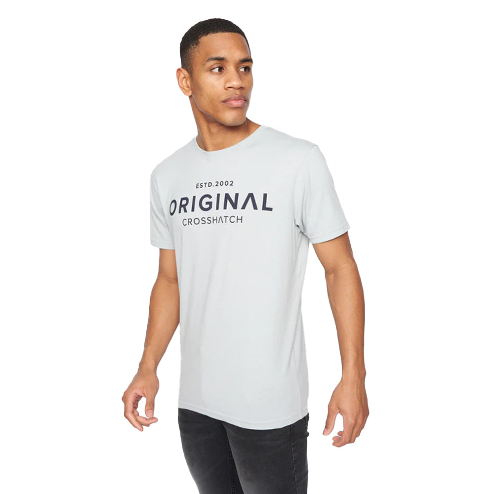 Multicoloured - Back - Crosshatch Mens Wester T-Shirt (Pack of 5)