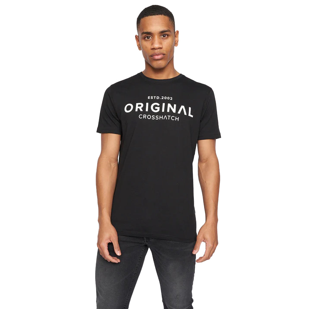 Multicoloured - Side - Crosshatch Mens Wester T-Shirt (Pack of 5)