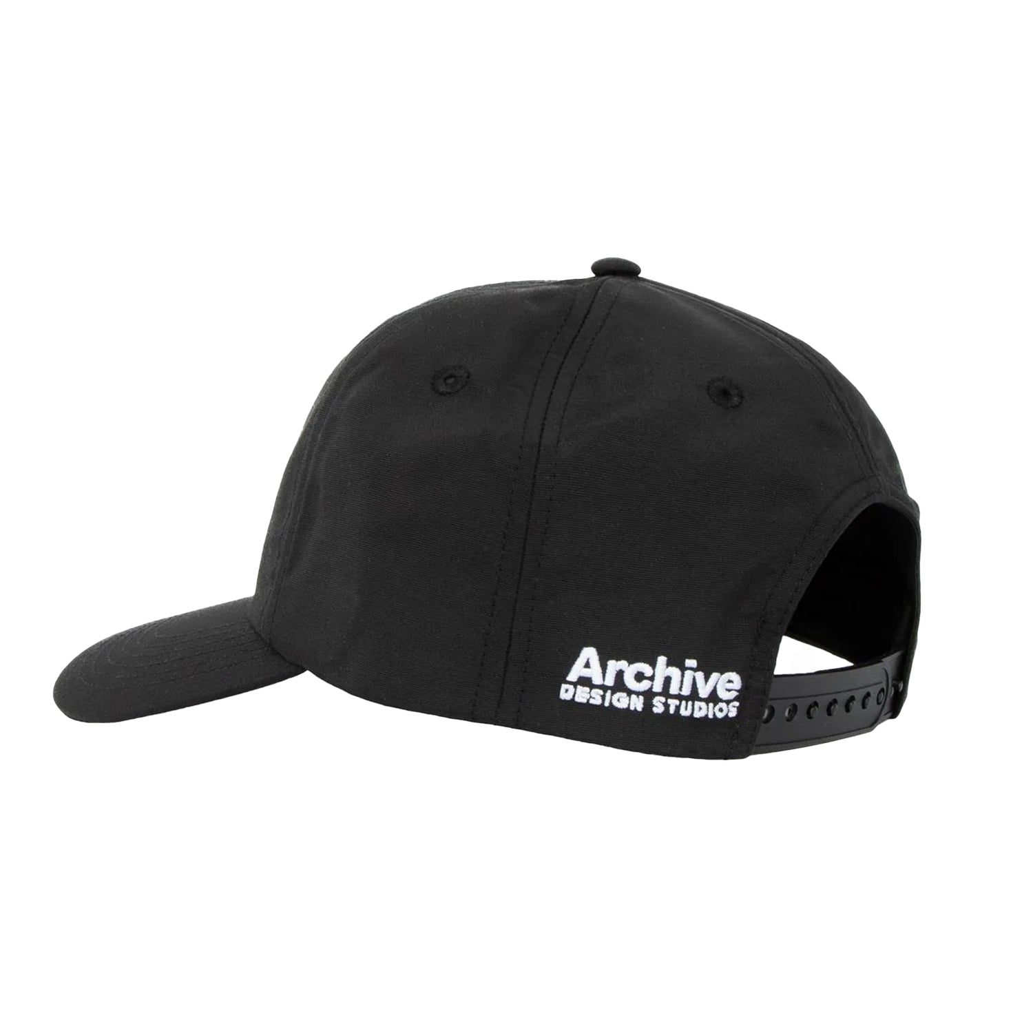 Black - Back - Archive Design Studios Mens Capital Baseball Cap