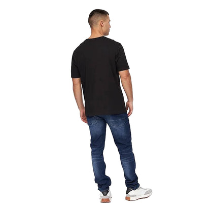 Black - Lifestyle - Kandor Mens Dovar T-Shirt (Pack of 5)